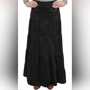 Baby O Fine Corduroy Button Up Skirt